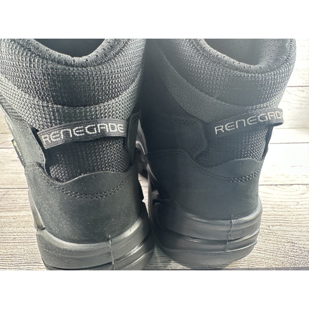 Lowa Renegade GTX Mid S Boots Men's 11.5 Gore-Tex Black Hiking Outdo - Picture 8 of 12